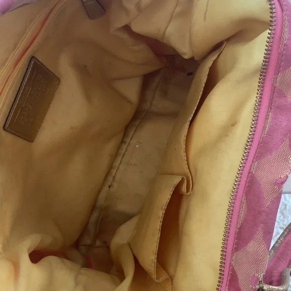 Authentic Coach bag, pink - Picture 4 of 6